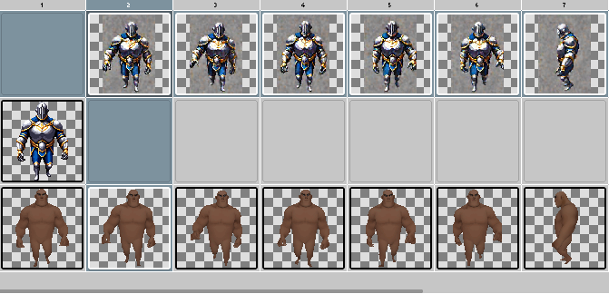 Animation to Animation generating reference frame