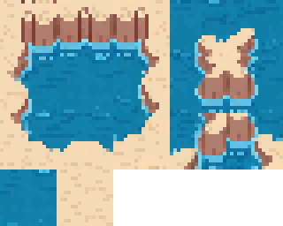 Sand and ocean tileset